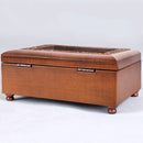 50th Anniversary Silver Tone Inlay Music Box Plays Unchained Melody