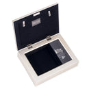 Granddaughter Silver Tone Inlay Music Box Plays You Light Up My Life