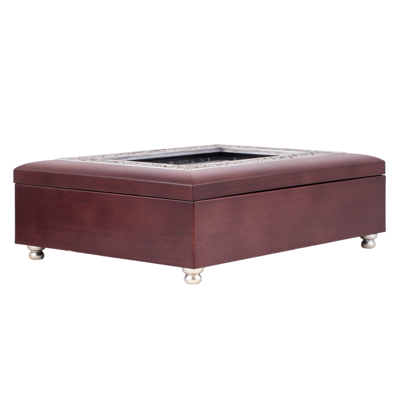 Retirement Time New Adventure Rosewood Music Box Plays Wonderful World