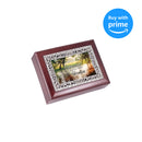 Retirement Time New Adventure Rosewood Music Box Plays Wonderful World