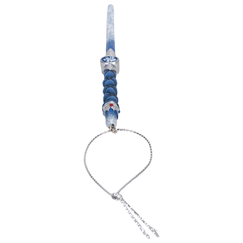 Cottage Garden Ice Queen Blue 6.25 inch Resin Collectible Witch Wizard Magic Wand Ornament