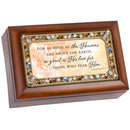 Great Is His Love Jeweled Woodgrain Music Box Plays How Great Thou Art