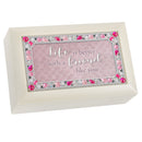 Life Better Friend Jeweled Ivory Music Box Plays You Light Up My Life