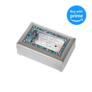 Cottage Garden This is The Day Lord Has Made Brushed Silvertone Jewelry Music Box Plays in The Garden