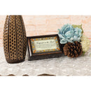 Cottage Garden Footprints in The Sand Will Never Leave Woodgrain Jewelry Music Box Plays On Eagles Wings