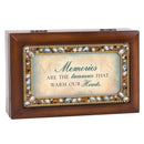 Cottage Garden Memories The Treasures Warm Woodgrain Jewelry Music Box Plays Fur Elise