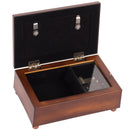 Amazing Friend Jeweled Woodgrain Music Box Plays What Friends Are For