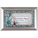 Angel Jeweled Silver Finish Music Box Plays How Great Thou Art