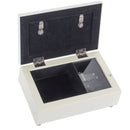 First Communion Girl Jeweled Ivory Music Box Plays Jesus Loves Me