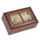 Someone Special Woodgrain Music Box Plays Wind Beneath My Wings