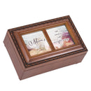 Moms Angels Wings Woodgrain Music Box Plays Wind Beneath My Wings