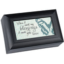 When I Count My Blessings Black Music Box Plays You Light Up My Life