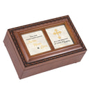 Faith Hope Love Woodgrain Music Box Plays Great Is Thy Faithfulness