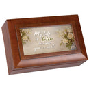 My Life Is Better Woodgrain Music Box Plays Unchained Melody