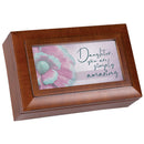 Daughter Simply Amazing Woodgrain Music Box Plays Unchained Melody