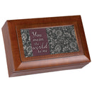 You Mean The World To Me Woodgrain Music Box Plays Unchained Melody