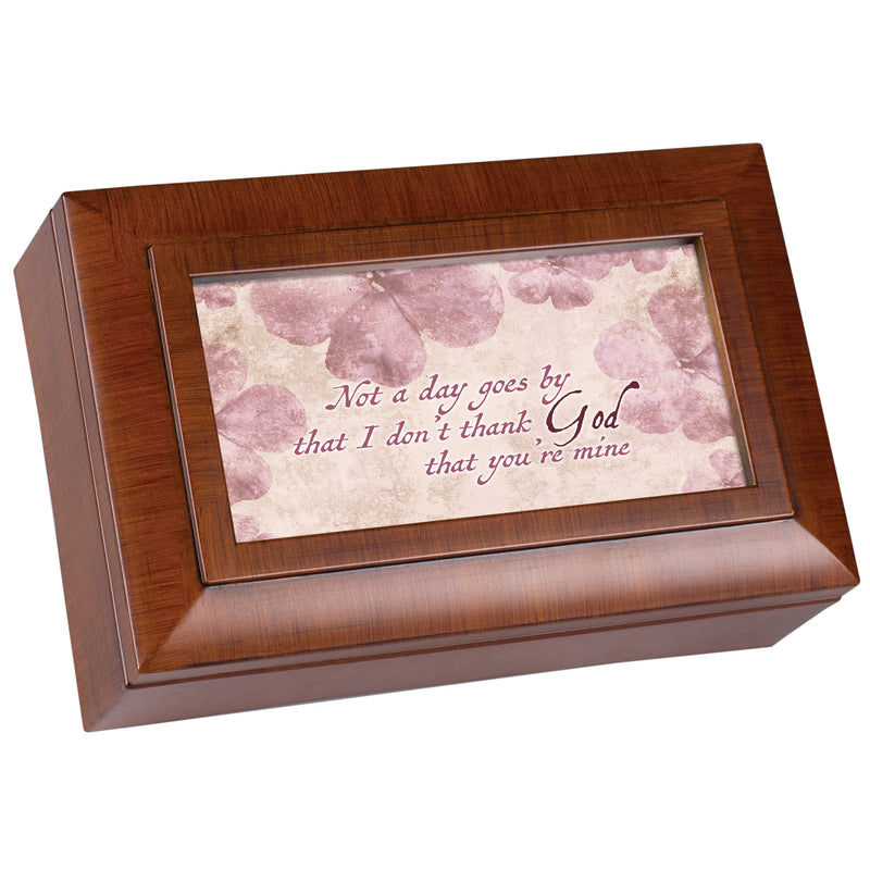 Not A Day Goes By Woodgrain Music Box Plays Unchained Melody