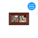 Cottage Garden Personalize with Own Photo Woodgrain Rope Trim Jewelry Music Box Plays Wonderful World
