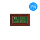 Irish Road Blessing Woodgrain Rope Trim Music Box Plays Irish Eyes