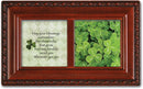 Irish Blessing Woodgrain Rope Trim Music Box Plays Irish Lullaby