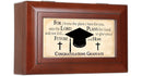 Congrats Graduate Woodgrain Music Box Plays Pomp And Circumstance