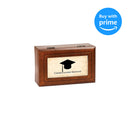 Congratulations Graduate Woodgrain Jewelry Music Box Plays Pomp And Circumstance