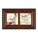 Sister Woodgrain Music Box Plays That's What Friends Are For