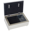 Cottage Garden Grandmother Love Never Ending Brushed Silvertone Jewelry Music Box Plays Amazing Grace