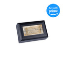 Cottage Garden You are Braver Smarter Matte Black Jewelry Music Box Plays Wonderful World