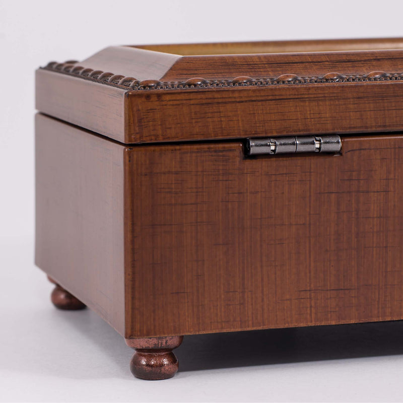 May Your Child's Baptism Woodgrain Music Box Plays Amazing Grace