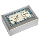 As For Me Jeweled Silver Music Box Plays Great Is Thy Faithfulness