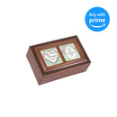 Cottage Garden My Dear Friend Blessed I am Wood Finish Small Jewelry Music Box Plays That's What Friends are for