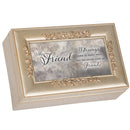 My Friend Blessings Petite Rose Music Box Plays Wind Beneath My Wings