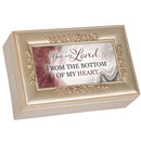 Bottom Of My Heart Petite Rose Music Box Plays Wind Beneath My Wings
