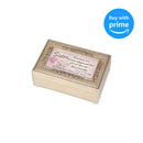 Cottage Garden Sister You Mean The World to Me Silvertone Embossed Floral Jewelry Music Box Plays Amazing Grace