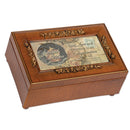 Cottage Garden Special Person Inspirational Decorative Woodgrain Rose Music Box - Plays On Eagle's Wings