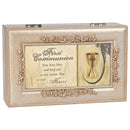 First Communion Petite Rose Music Box Plays How Great Thou Art