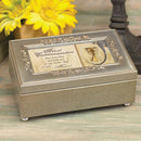 First Communion Petite Rose Music Box Plays How Great Thou Art