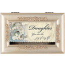 Cottage Garden Daughter You are The Joy Woodgrain Embossed Jewelry Music Box Plays You Light Up My Life