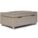 Cottage Garden Sweet Sixteen Your Special Day Silvertone Embossed Jewelry Music Box Plays You Light Up My Life