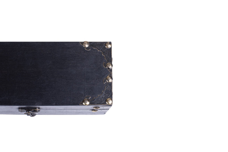 Handcrafted Wood Magic Wand Box, 18 inch, Midnight Black