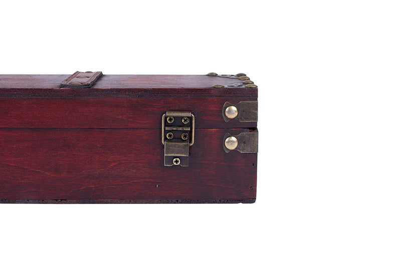 Handcrafted Wood Magic Wand Box, 18 inch, Mahogany