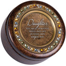 Cottage Garden Amazing Girl Sunshine Brightens Amber Earth Tone Jewelry Music Box Plays Wind Beneath My Wings