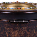 Cottage Garden Daughter Beautiful Inside and Out Amber Earth Tone Jewelry Music Box Plays Wind Beneath My Wings