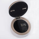 Cottage Garden Be Strong and Courageous Brushed Pewter Jewelry Music Box Plays Amazing Grace