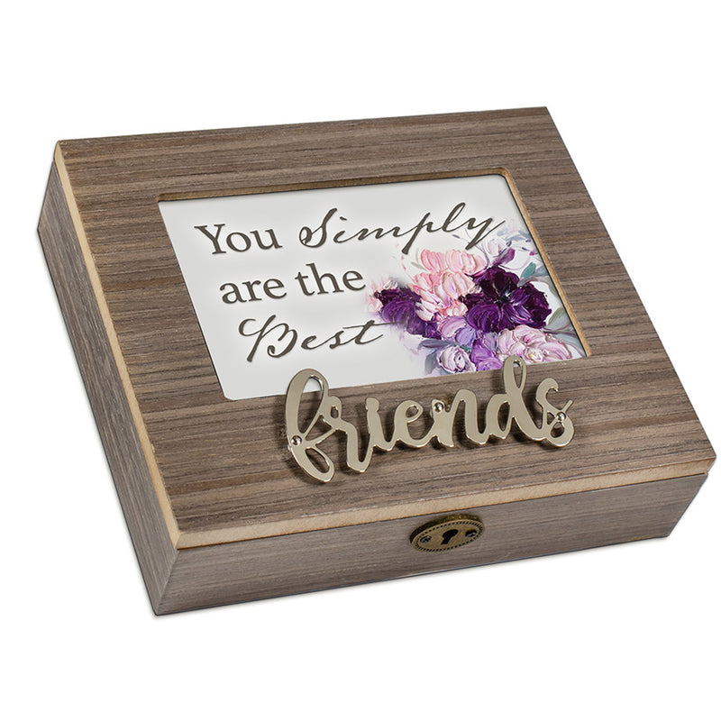 Best Metal Applique Friend Music Box Plays That's What Friends Are For