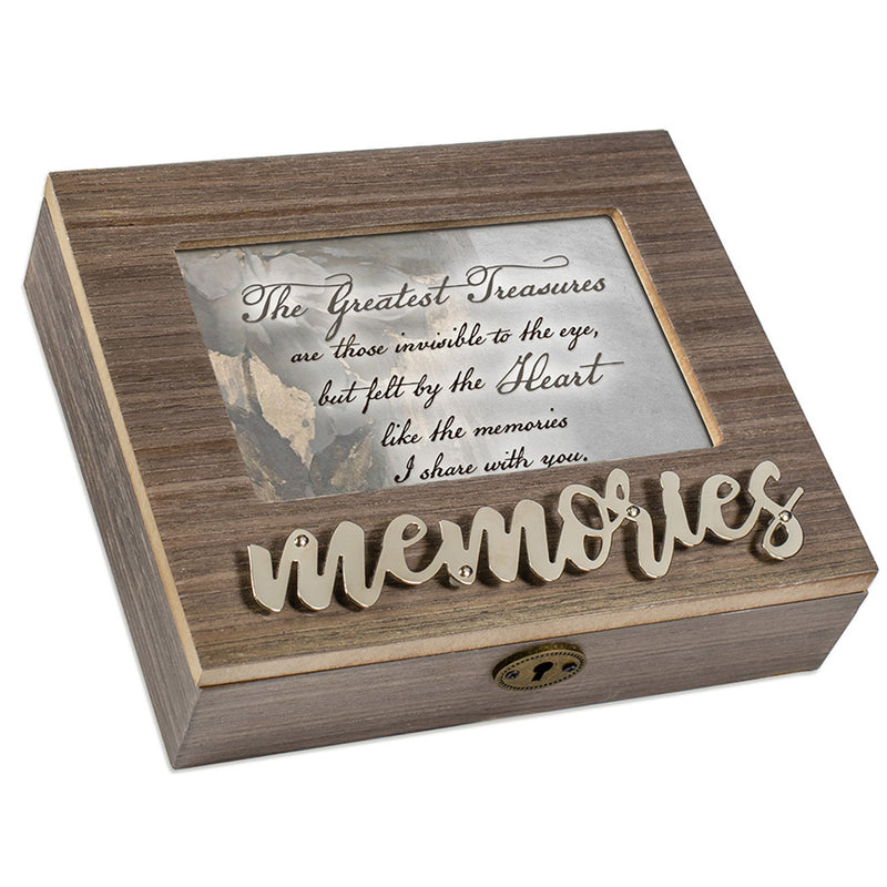 Treasure Metal Applique Memories Music Box Plays You Light Up My Life