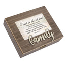 Trust In The Lord Metal Applique Music Box Plays Tineae Marie
