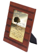 Plans Woodgrain Beaded 8 x 10 Framed Art Plaque - Holds 5x7 Photo