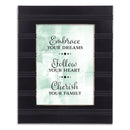 Embrace Black Beaded 8 x 10 Framed Art Plaque - Holds 5x7 Photo